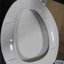 Bemis 170 Durable Plastic Toilet Seat, Elongated, White