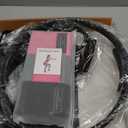 Pilates Equipment 15" Pilates Ring Plus, Pilates Kit for Home Workouts, Pilates Essentials Kit for Women with Pilates Ring and Ball Set, Booty Bands, Figure 8 Resistance Band, Yoga Band (Black)