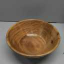 Samhita Acacia Wood Fruit Bowl for Fruits or Salads,Serving Dish Looks Absolute Beautiful With Your Kitchen (10" x 10" X 4")