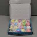 20 Pack Bath Bombs for Kids with Surprise Inside Bubble Bath Toys Organic Natural Bath Bombs Set Easter Basket Stuffers Birthday Christmas Gift for Kids 3 4 5 6 7 8 Years Old Boys Toddlers Girls