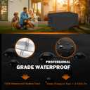 TOHONFOO Outdoor Table Covers Waterproof Square 36x36x28in For Patio,Black