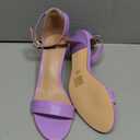 Allegra K Women's Ankle Strap Kitten Heel Sandals
