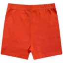 Toddler Girls Summer Outfits Cotton Biker Shorts, Red, Size M