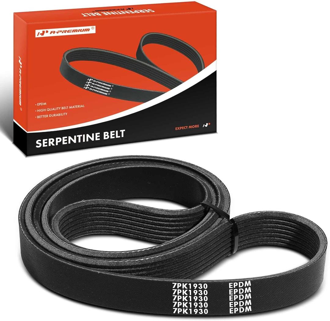 A-Premium Serpentine Belt 75.98 In For Toyota Camry 2002-2004, RAV4 2004, Highlander 2001-2004, Solara 2002-2004, 2.4L