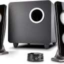 Cyber Acoustics CA-3610 2.1 Multimedia Speaker System with Subwoofer, Perfect Computer Speakers for PC or Mac, Great for Music, Movies, and Gaming