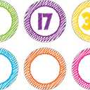 Teacher Created Resources Scribble Numbers Magnetic Accents