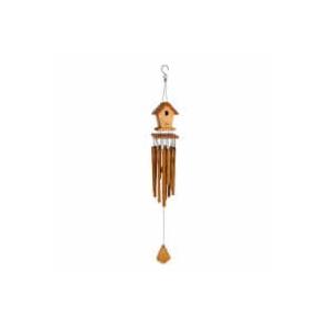 BAMBECO Bamboo Hut Woodstock Chimes Bamboo Woven Hat 34 Inch