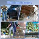 4-in-1 Turbo Nozzle Pressure Washer, 2.0 Orifice Quadruple Turbo Nozzle, 360 Rotating Turbo Nozzle with 1/4" Quick Connector, 4000 PSI