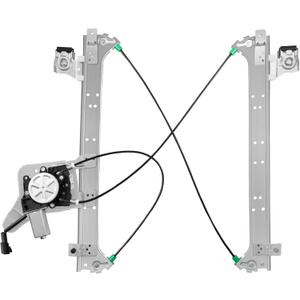 Rear Passenger Side Power Window Regulator with Motor (2 Pins) Fit for 2001-2006 Chevrolet Silverado 1500 3500, Avalanche Suburban GMC Sierra 1500 2500 3500 Yukon XL Cadillac Escalade, 741-579