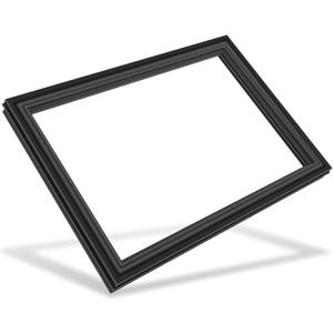 Upgraded WR24X10185 Freezer Door Gasket Compatible with GE Refrigerator Door Seal for Hotpoint Fridge Seal Replacement WR24X10099, 1169944, AP3861330Freezer Gasket Black 27.9"x20.5"