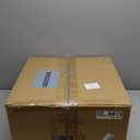 HILUXIA 18 Inch Large Semi Flush Mount Ceiling Light Fixture with Dual Drum Design, Farmhouse Fabric Linen Shade for Bedroom, Living Room, Kitchen, and Dining - Modern Chandelier Lamp