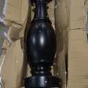 Luxo Abode Retro Style 5 Piece Dining Table Set with Extendable Freely AdjustableRound Table and 4 Chairs, Full Assembly Required and Easy Clean, for Dining Room, Kitchen, Black Oak