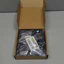 HOBBYSOUL 2.2 RC Wheels Rims -11mm Negative Offset 40mm Width CNC Aluminum 2.2 Beadlock Wheels for 1/10 RC Crawler SCX10 Capra / TRX4 AMG 6x6, Black