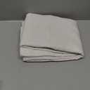 Back Tab Linen Curtains 96 inches Long 2 Panels Set for Living Room Sliding Glass Door Ivory Cream Semi Sheer Curtains Light Filtering Canvas Cloth Linen Drapes 96 inch Floor to Ceiling Length (Natural)