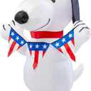 Rubies Peanuts: Snoopy Patriotic Inflatable, 3.5 Feet Tall