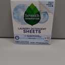 Seventh Generation Laundry Detergent Sheets 32ct Free & Clear Removes Tough Stains Safer for your family (32 Count (Pack of 1))