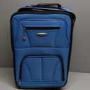 Rockland Fashion Softside Upright Luggage Set,Expandable, Blue, 2-Piece (14/19)