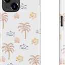 Goodon for iPhone 15 Plus Case, Cute Preppy Floral, MagSafe Compatible