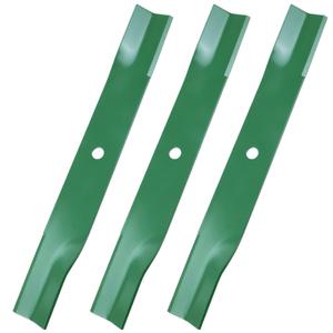 POSEAGLE 2 Pack 942-04308-X Gator Mulching Blades with 712-0417A Blade Nuts for ZT1 42 LTX1040 LTX1042 XT1 LT4200 RZT42 Replace Cub Cadet 42 inch Mower Blades 942-0616A 742-0616A 942-04126 742-04126