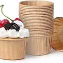 Brown Cupcake Liners, Standard Size 200pcs Muffin Baking Liners, Heavy Duty Oil-proof Wrappers for Wedding,Birthday,Party,Christmas Cupcake Gift for Valentine's Day