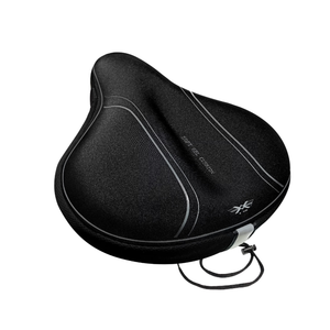 X WING Bike Seat Cushion, Gel Padded Bicycle Seat Cover for Men & Women Comfort, Ultra-Soft Saddle Cushion, Wide Bike Seat Cover Fits with Peloton, Exercise, Stationary, Indoor Outdoor (‎12" x 11")