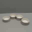 LE TAUCI Ramekins 4 oz Oven Safe for Creme Brulee, Charcuterie Boards Bowls for Souffle, Small Sauce Bowl, Ceramic Baking Dishes - 3.8 inch, Set of 4, Arctic White