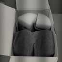 MAGZO Door Draft Stopper, 36 Inch Adjustable Under Door Gap Filler, Fits 30'' - 36'' Bottom Widths, Seals Gaps up to 1.7", Soundproof Sweep Blocks Air, Noise, Light, Dust- Grey