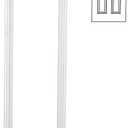 8 x 36 Entry Door Frame Only Replacement Kit for 1'' Glass (Glass Not Included) 1 Lite Exterior Front Door Window Frame Replacement Grille Inserts Home Improvement Easy to Install Use