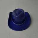 Men & Women Cowboy Hat Western Style Glitter Cosplay Party Costume Hats