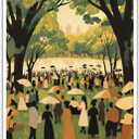 African American Canvas Wall Art Black People Posters Vintage African American Juneteenth Art Painting Prints Modern Black Art Prints Wall Decor for Living Room Home Bedroom Office, 16x24inch Unframed