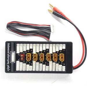 XT60 Parallel Charging Board 2S-6S Lipo Battery Charger Plate with 4mm Bullet Banana Connector Plug for Imax B6 B6AC Charger