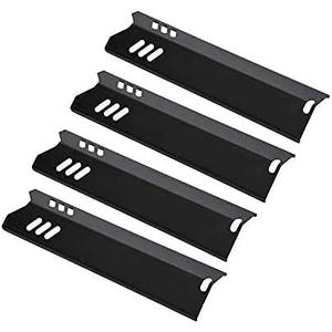 GasSaf 15 inch Heat Plate Replacement for Backyard GBC1460W, GBC1461W, Dyna-glo DGF510SBP, DGF510SSP, Uniflame GBC1059WB, BHG and Others, Porcelain Steel Heat Shield Tent(15" x 3 13/16")(4-Pack)