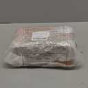 Prite Makeup Bag for Women Travel Waterproof Vegan Leather Cosmetic Bag Open Flat Toiletry Bag With Clear Divider and Handle (Brown) (Medium)