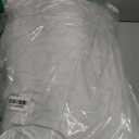 Lush Decor Feather Down in Cotton Cover Decor Pillow Insert, 14" x 21", White