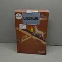 Medium Dog Ramp for Bed and Couch Wooden Adjustable Pet Stairs for Dogs and Cats 34.6" Non Slip Foldable Ramp with 5 Height Settings 13.6"21.5" for Puppies, Pets, Indoor Outdoor Use