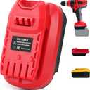 TPDL Adapter for Craftsman V20 Cordless Tools, for DeWalt 20V for Milwaukee M18 Lithium Battery Convert to for Craftsman New 20V Power Tool (Adapter Only)