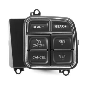 Steering Wheel Cruise Control Switch for 2013-2022 Dodge Ram 1500, 2019-2022 Ram 1500 Classic Cruise Control Switch Assembly, Replace 68111384AA, 68111384AB, CCA1384, V33800018