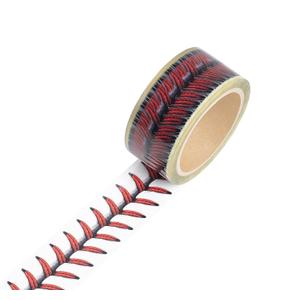 HOME&I Baseball Stitches Packaging Tape, Clear OPP Decorative Adhesive Tape, 1.89 Inch x 44 Yards Baseball Design Tape for Gift Wrapping, Shipping, DIY & Small Business Branding