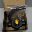 Universal Turbine Pressure Relief Valve, Adjustable 1-30 PSI, Dual Outlet, for Turbocharged Vehicles