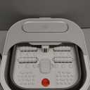 Collapsible Foot Spa Bath with Heat and Massage Rollers, Bubble, Foot Pedicure Kit, Temperature Control, Red Light, Pedicure Foot Spa, Foot Bath