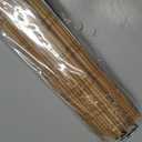 LazBlinds No Tools No Drill Cordless Bamboo Roman Shades, Light Filtering Window Treatment, Roll Up Bamboo Blinds for Windows 34'' W x 48'' H, Ceylon Light Russet