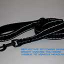 Max and Neo Reflective Nylon Dog Leash - We Donate a Leash to a Dog Rescue for Every Leash Sold (Black, 6 FT)