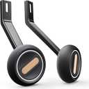 Training Wheels for 20 inch Bike, Safety MaxAnti-Tip Design with High-Strength Steel, Long-Lasting Light Up Bicycle Training Wheels for Kids Bike, Fits 20'' Single-Speed Only, Black