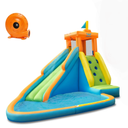 Kids Bounce House Castle Splash Water Pool with 740 W Blower