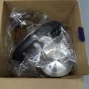 Mr. Coffee Flintshire Stainless Steel Whistling Tea Kettle, 1.75-Quart, Brushed Satin