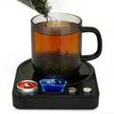 VOBAGA Coffee Mug Warmer with Smart Memory System & 9-Temperature Setting, Coffee Cup Warmer with Customize Timer & Precise Minute Timing, Suitable for Work, Reading, Sleeping