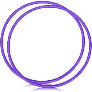 2 Pcs Toy Hoop Exercise Hoop Detachable Adjustable Plastic Toy Ring Playground Equipment for School Colored Circles Exercise Ring for Teens Dog Agility Equipment(Purple,23 Inch)