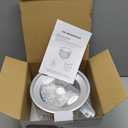 Ice Cream Maker Attachment for KitchenAid 4.5/5QT & 6QT Mixers, Frozen Ice Cream & Sorbet Gelato Maker for KitchenAid, 2 Quart, White, Not Dishwasher Safe