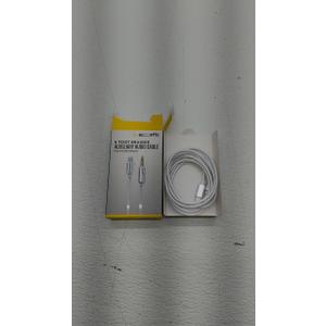Acoustix™ Auxiliary Braided Audio Cable, 6 ft, White