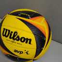 WILSON AVP OPTX Game Volleyball - Official Size, Yellow/Black, 26"